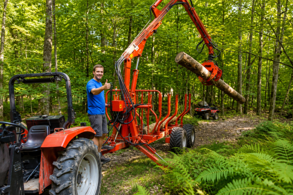 log trailer USA